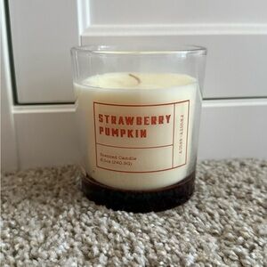 Target Strawberry Pumpkin Scented Candle - Cream and Brown